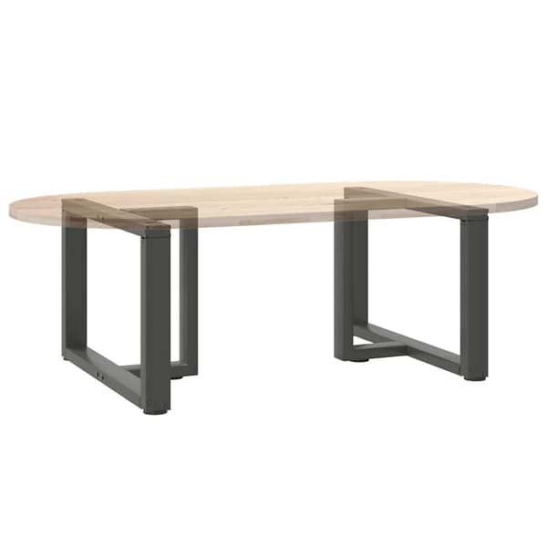 vidaXL Soffbordsben, 2 st., Antracit, 70x25x(42-43) cm