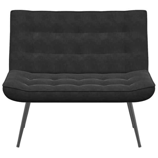 vidaXL Penkki, Musta, 110x74x84 cm, Sametti