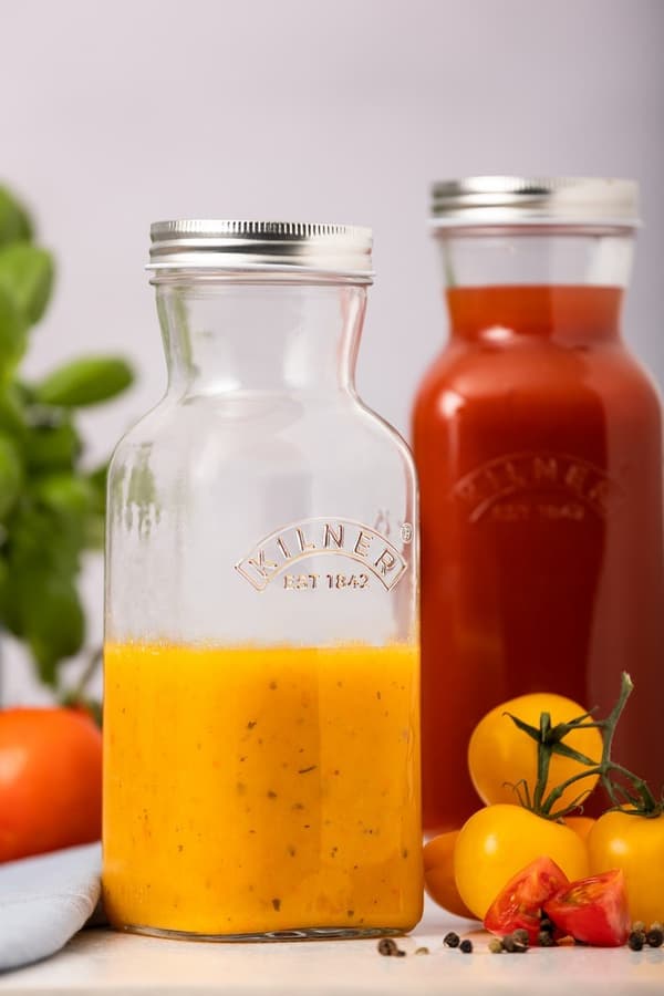 0,5l flaska med vid öppning / Kilner