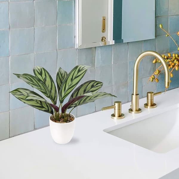 Kunstig potteblomst CALATHEA 33cm