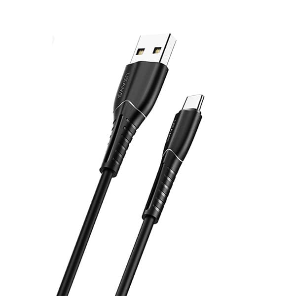 USAMS U35 USB-A til microUSB 2A hurtigopladerkabel 1m sort