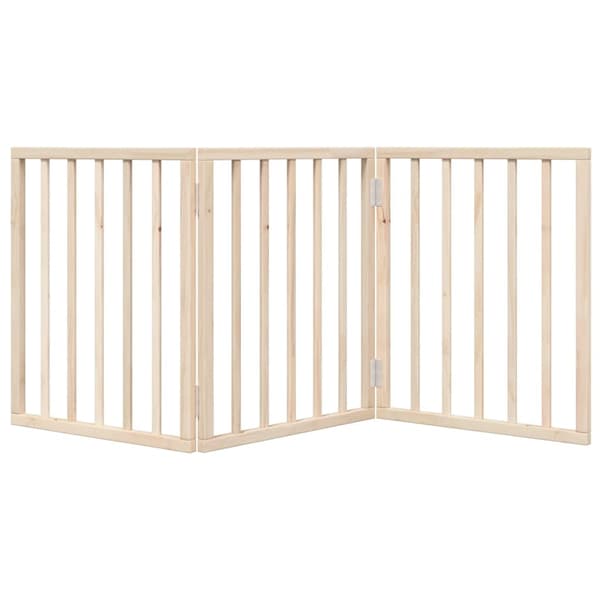 vidaXL foldbart sikkerhedsgitter til hunde, 3 paneler, 150 cm
