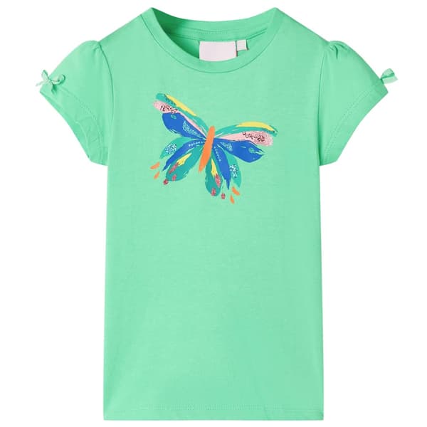 Børne-T-shirt, lysegrøn, 104