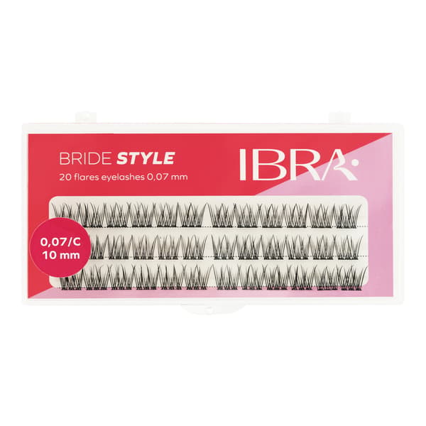 Brudestil 10mm IBRA Makeup Øjenvippe Tufts
