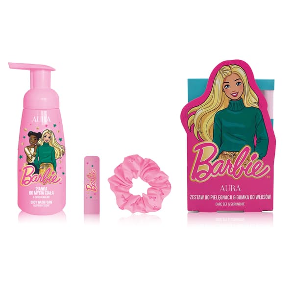 BARBIE Body, Læbe & Scrunchie Sæt