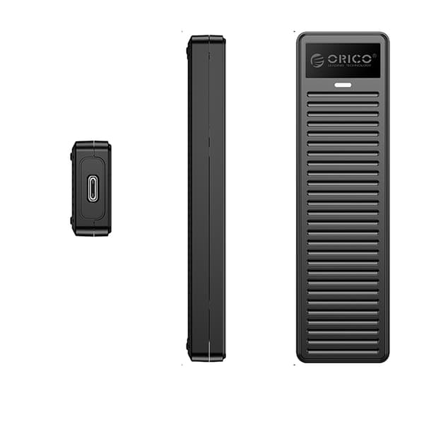 DDM2-C3 M.2 NVME USB-C 10 Gb/s diskkasse - grå