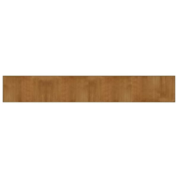 vidaXL Rektangulär matta, brun, 60x400 cm, bambu