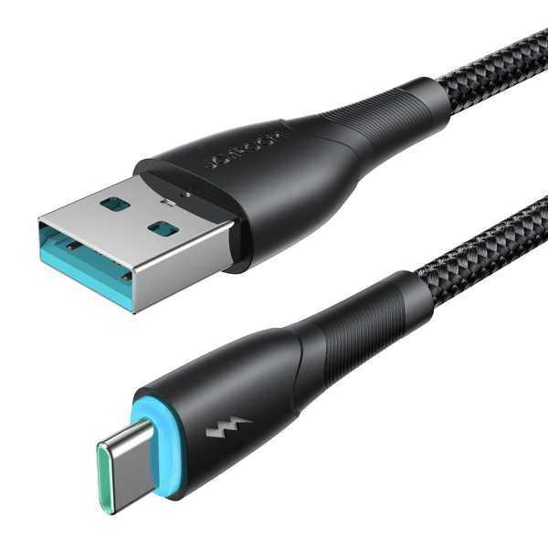 Starry-sarjan USB-A - USB-C 3A -kaapeli 1m musta