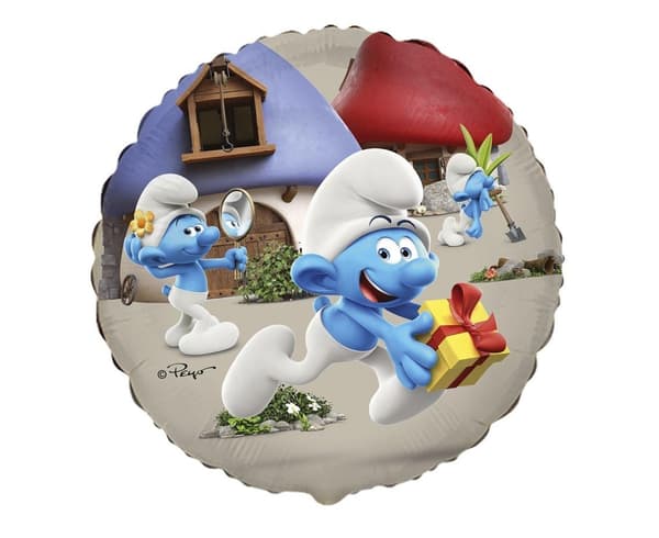 Folieballon 46 cm Smølferne