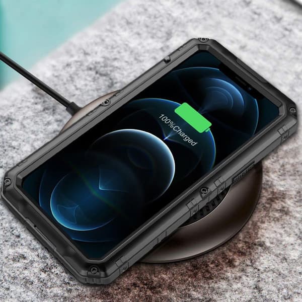 IP68 H20 nedsænkbart cover til iPhone 12, sort