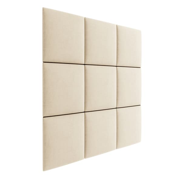 Polstret panel 50x50 Mono 231 (Creme)
