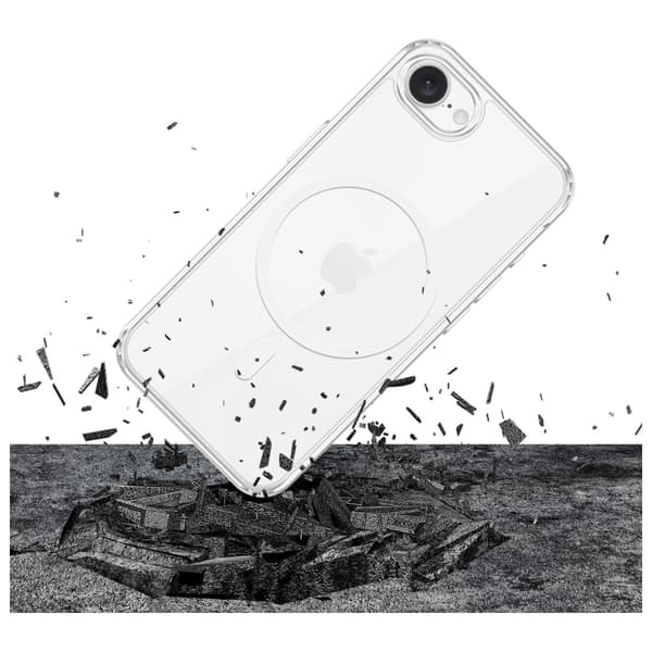 3MK MagCase för Apple iPhone 16E, Transparent för Magsafe