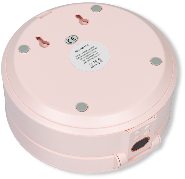 Heckermann WSK302 lyserød bordventilator