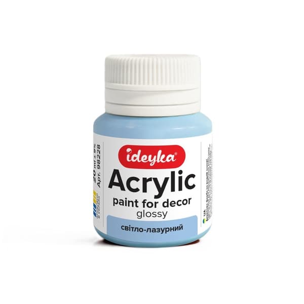 Vaaleansininen akryylimaali 20ml