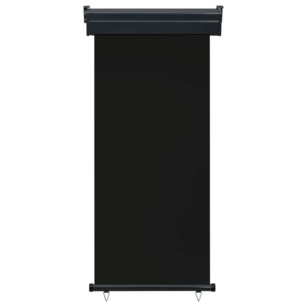 vidaXL sidemarkise til balkon 80 x 250 cm sort