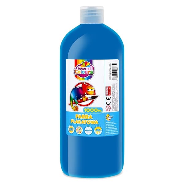 Mørkeblå plakatmaling 1000ml