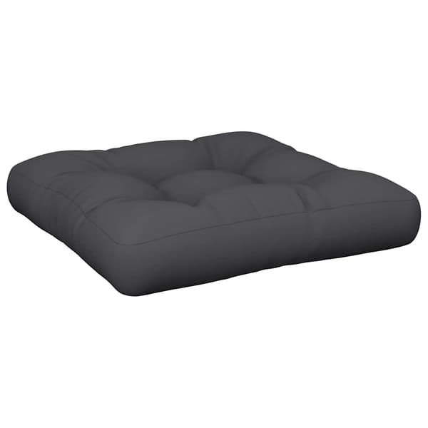 vidaXL pallehynder til sofa, 2 stk., sort, stof