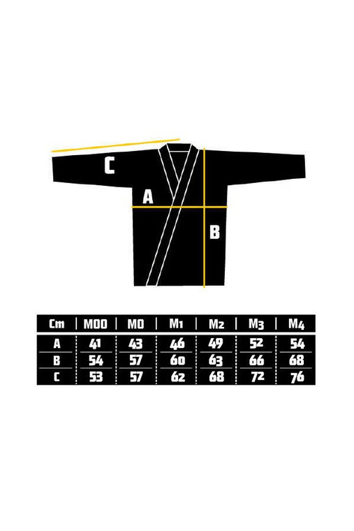 MANTO Kimono/Gi för Barn Junior 2.0 Vit + Vitt Bälte M2