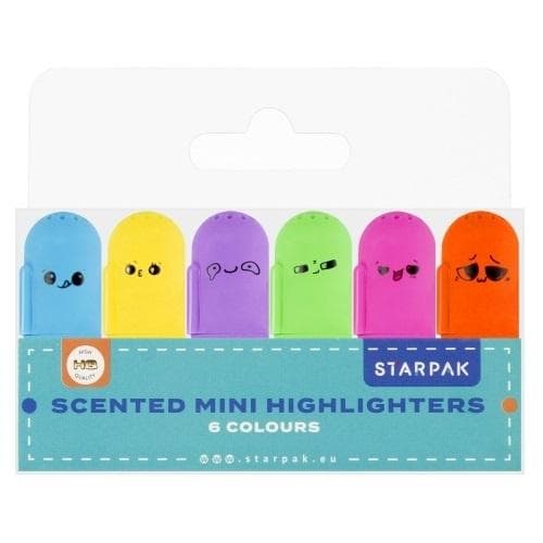 Mini duftende highlighter i 6 farver