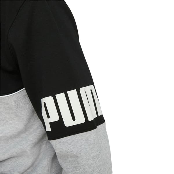 Puma Power Full-Zip Hættetrøje Grå [849842 04] rS