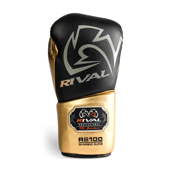 Rival RS100 16OZ Boksehandsker Sort/Guld