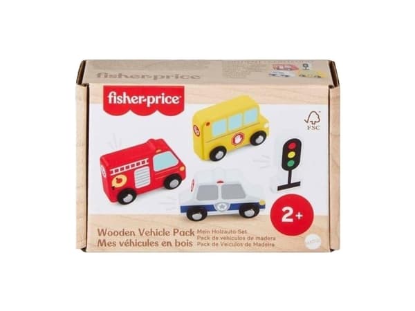 Fisher Price træbiler