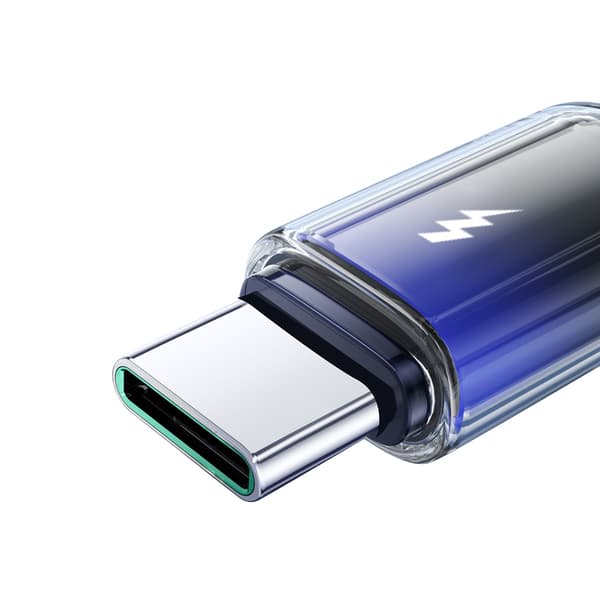 Crystal-Clear Sarjan 3A USB-A - USB-C Kaapeli 1.2m - Musta