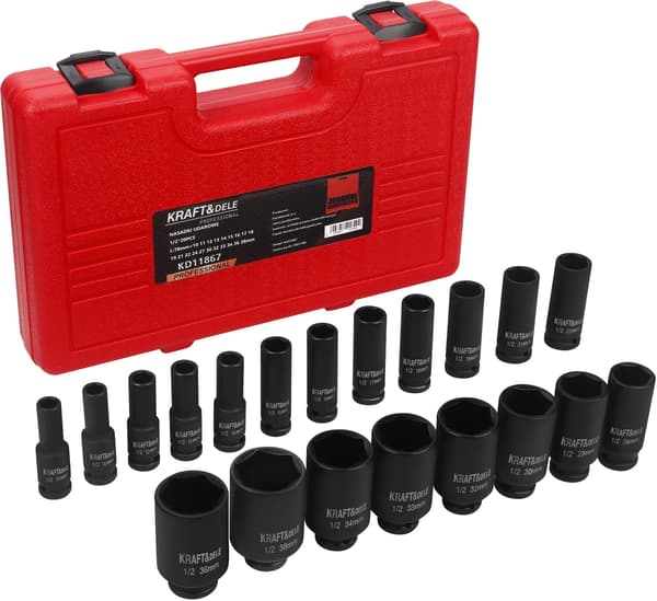 Krafthylsor 1/2" 20 st KD11867