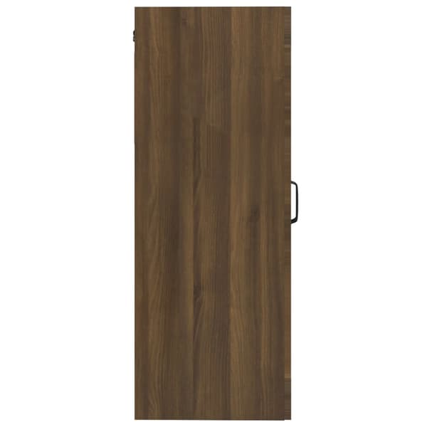 vidaXL vægskab brunt egetræ 69,5x34x90 cm