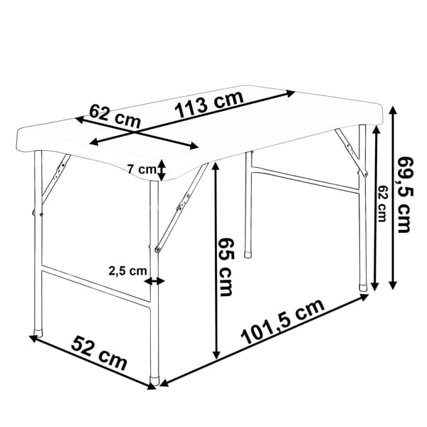 STANLEY trädgårdsset, bord + 2 bänkar