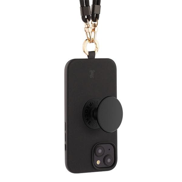 Just Elegance 3in1 PopGrip -kotelo iPhone 15:lle, musta