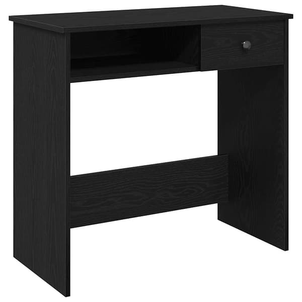 vidaXL skrivebord, sort, 80x40x75 cm, træbaseret materiale
