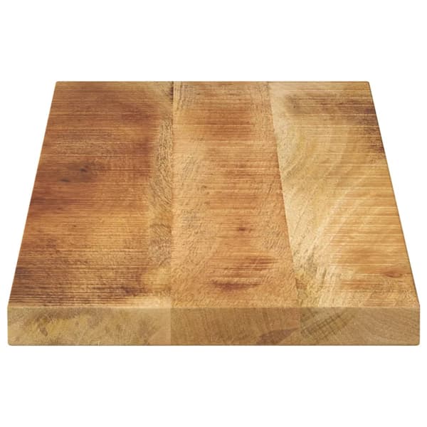 vidaXL sofabordplade 90x20x3,8 cm rektangulær ru mangotræ