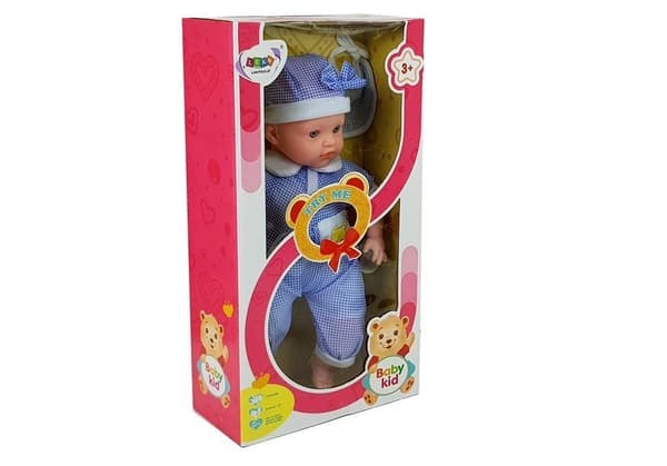 Babydocka 45 cm Blå Kläder