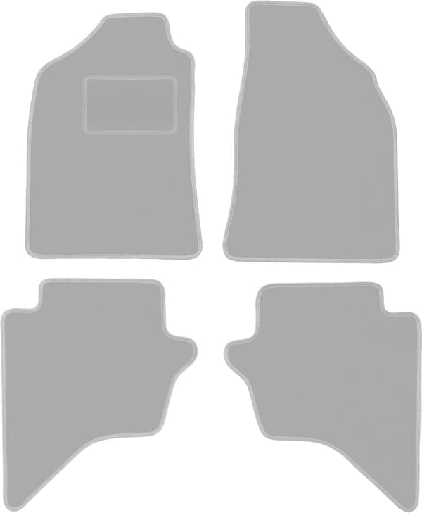 Grå bilmåtter til: Mazda BT-50 pickup (2007-2012)