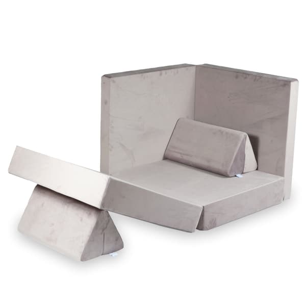 Montessori Comfort sammet lila leksoffa