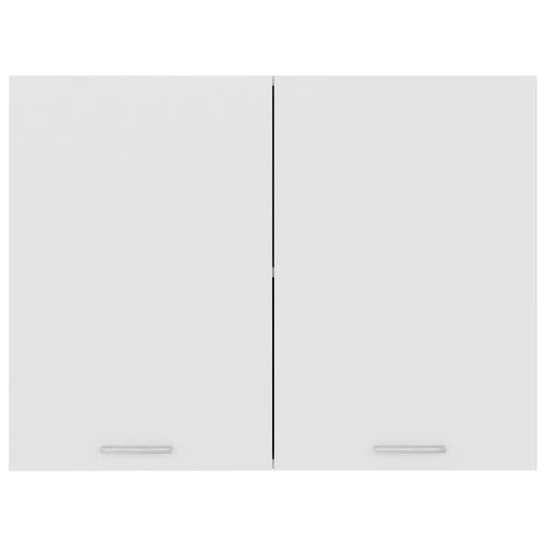vidaXL vægskab hvid 80x31x60 cm spånplade