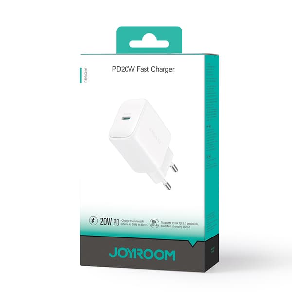 USB-C PD QC 20W Väggladdare - Vit
