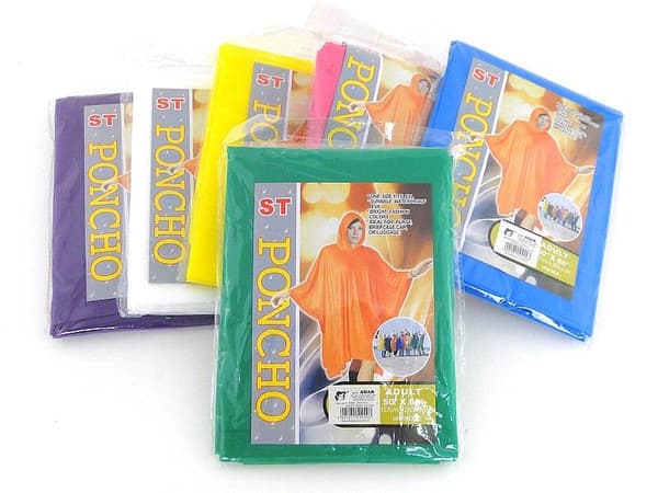 Regnfrakke, poncho MIX