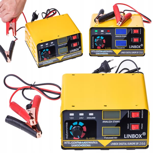 Bilbatteriladdare 24V 12V 30A