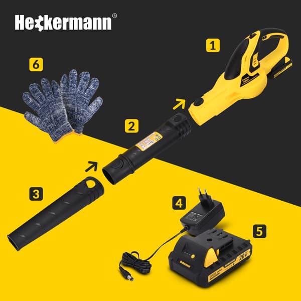 Heckermann AVDM20 Sladdlös Blåsmaskin