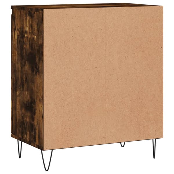 vidaXL kommode, røget eg, 60x35x70 cm, træbaseret materiale