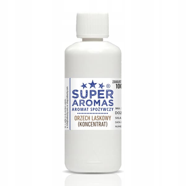 Super aromas Hasselpähkinä Elintarvikearomitiiviste 100 ml