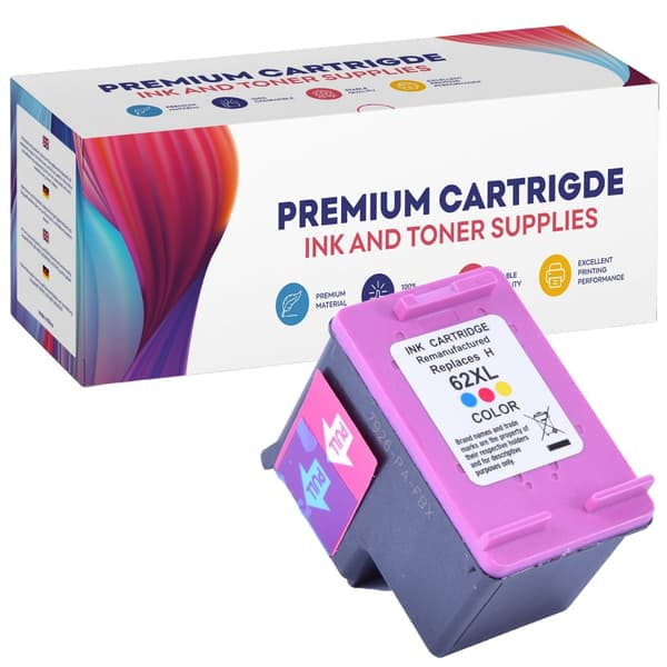 HP 62XL CMY GP -muste