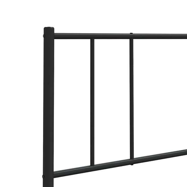 vidaXL metalsengegavl sort 150 cm