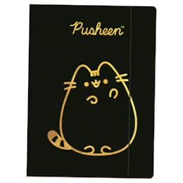 Elastisk pärm A4 300 g/m2. Pusheen guld.