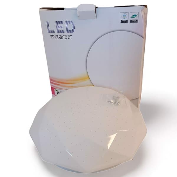 LED loftlampe 12W dæmpbar 3 farver akryl