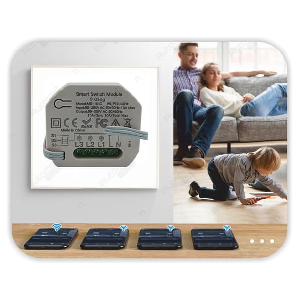 Tuya 3-kanals Zigbee belysningscontroller