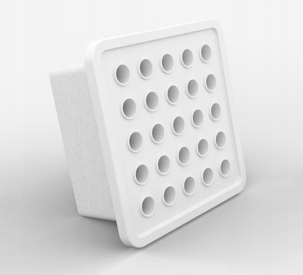 ErgoKratka Stille Badeværelsesventilator Hvid