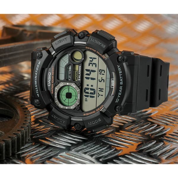 HERREKLOCKA CASIO Digital Månfas WS-1500H-1A + LÅDA